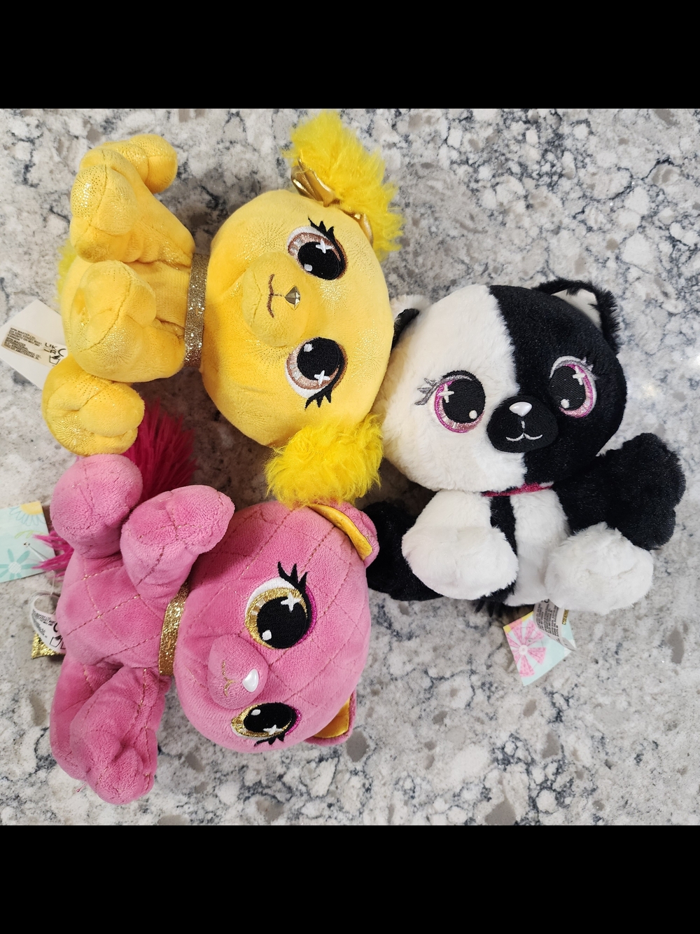 GUND P Lushes Pet Plush Set Samara Sunrise Madam Purrnel Lady Luna Gift Stuffies